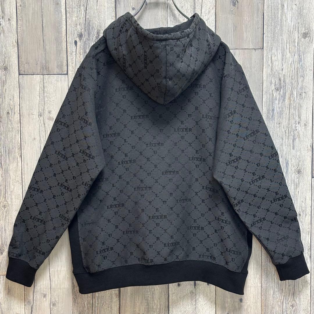 ラグジュ　LUXE/R ジャケット　パーカー　ジップアップ　総柄　切り替え　L