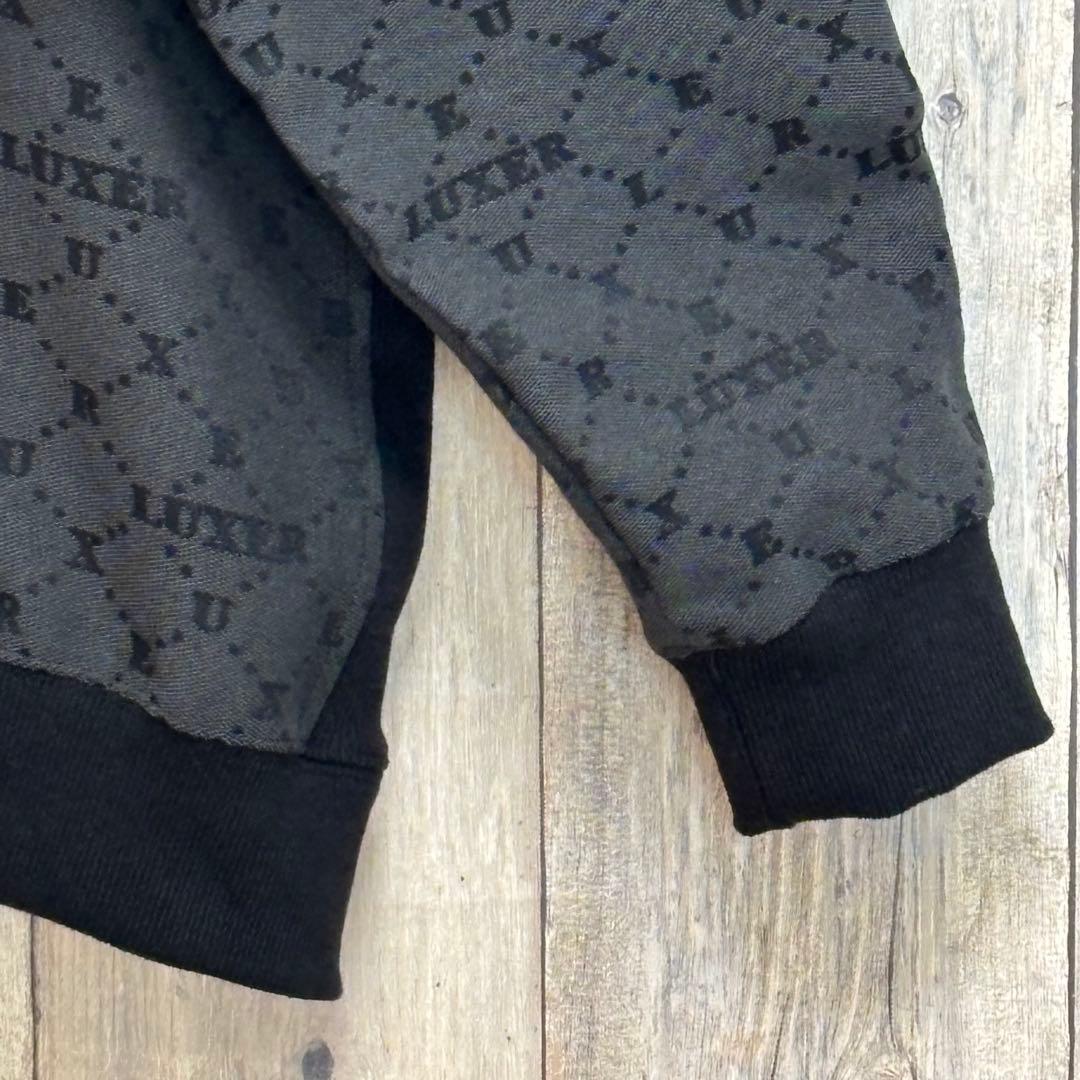 ラグジュ　LUXE/R ジャケット　パーカー　ジップアップ　総柄　切り替え　L