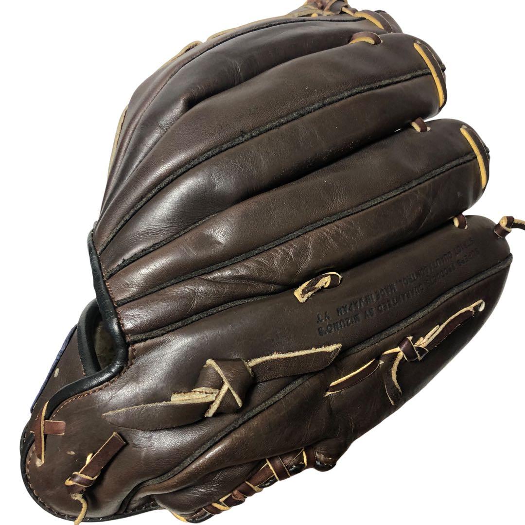 【良品】ミズノ 軟式グローブ World Win ブラウン 左利き