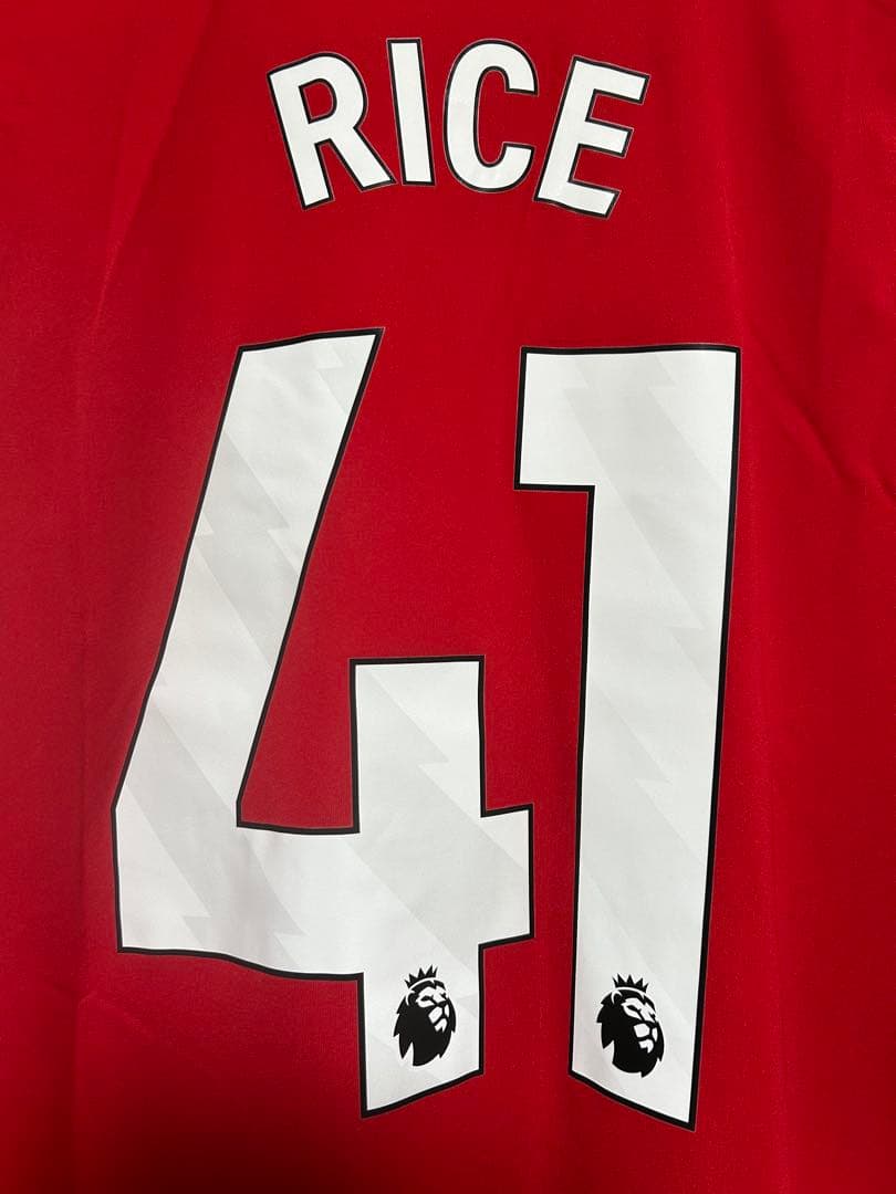 【正規品】ライス アーセナル24/25ホームユニフォーム 新品未使用