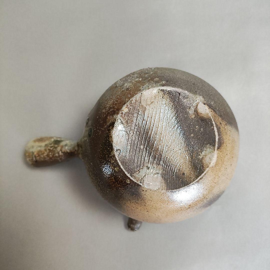 灰釉急須　作家物　自然釉急須　常滑焼　萬古焼