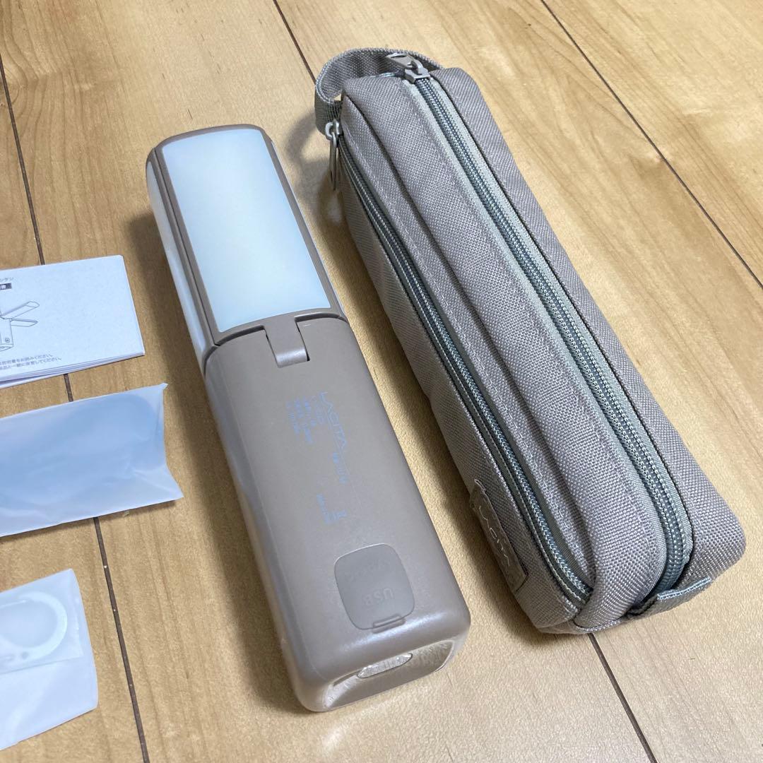 LACITA 充電式LEDランタン 13,400mAh 使用回数:2回