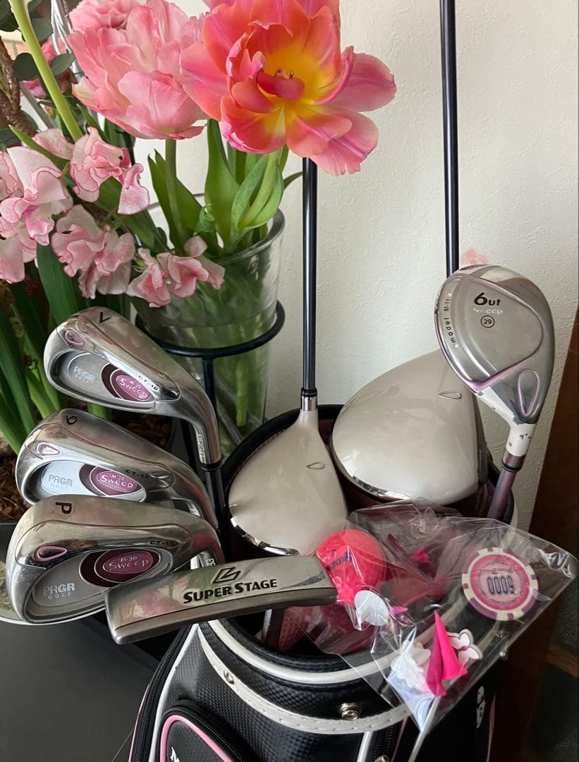 美品　一流メーカー　レディースゴルフ　セット