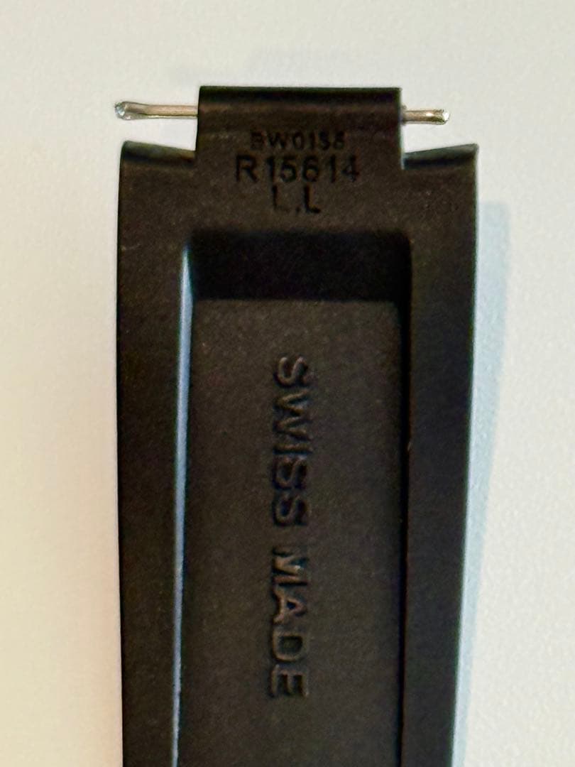 希少！ルイヴィトンウォッチ　タンブールラバーベルトブラック　L/L