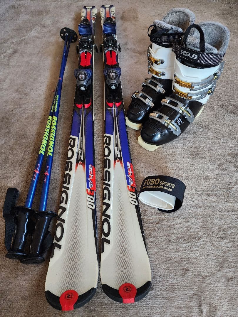 ROSSIGNOL カービンクスキーセット☆ブーツ26cm☆ストック