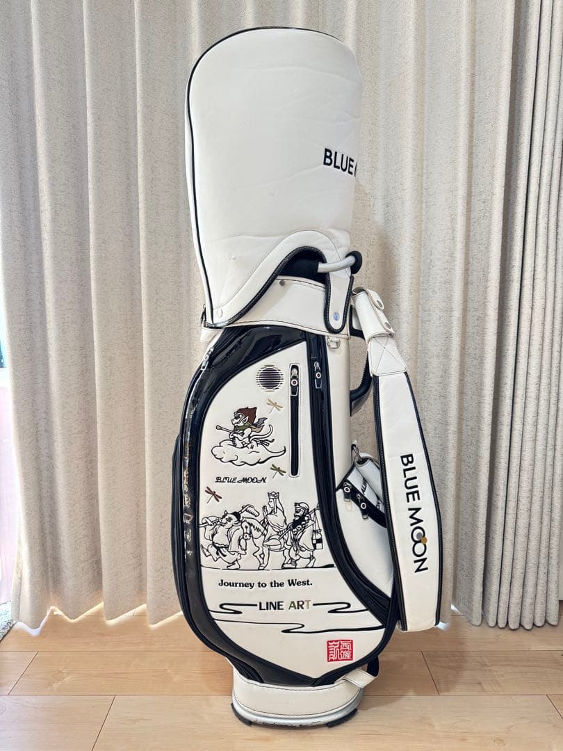ブルームーン キャディバッグ 西遊記 9型 カートバッグ ゴルフバッグ