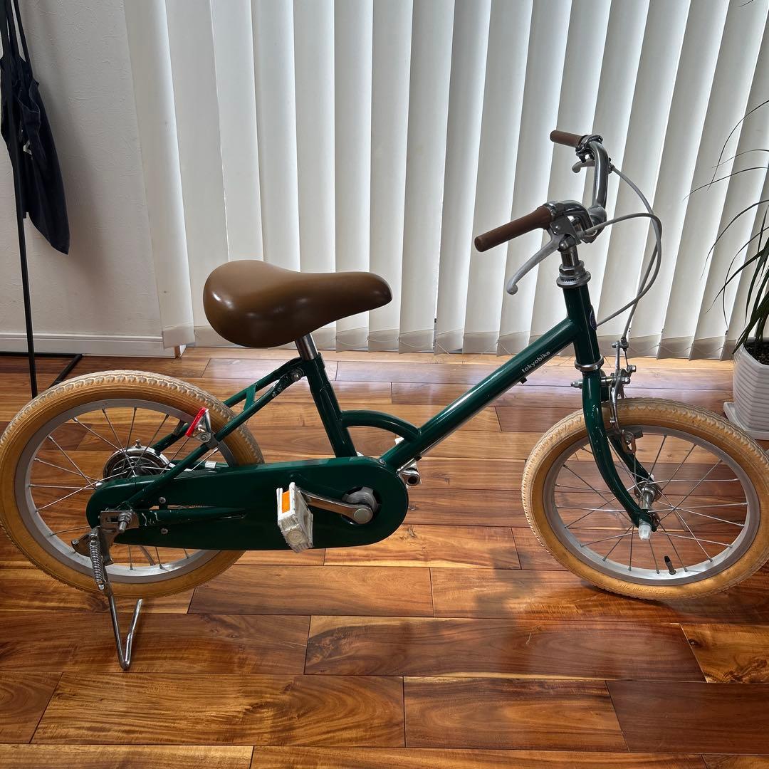 【堺市引取希望】トーキョーバイク　幼児用自転車 16インチ グリーン