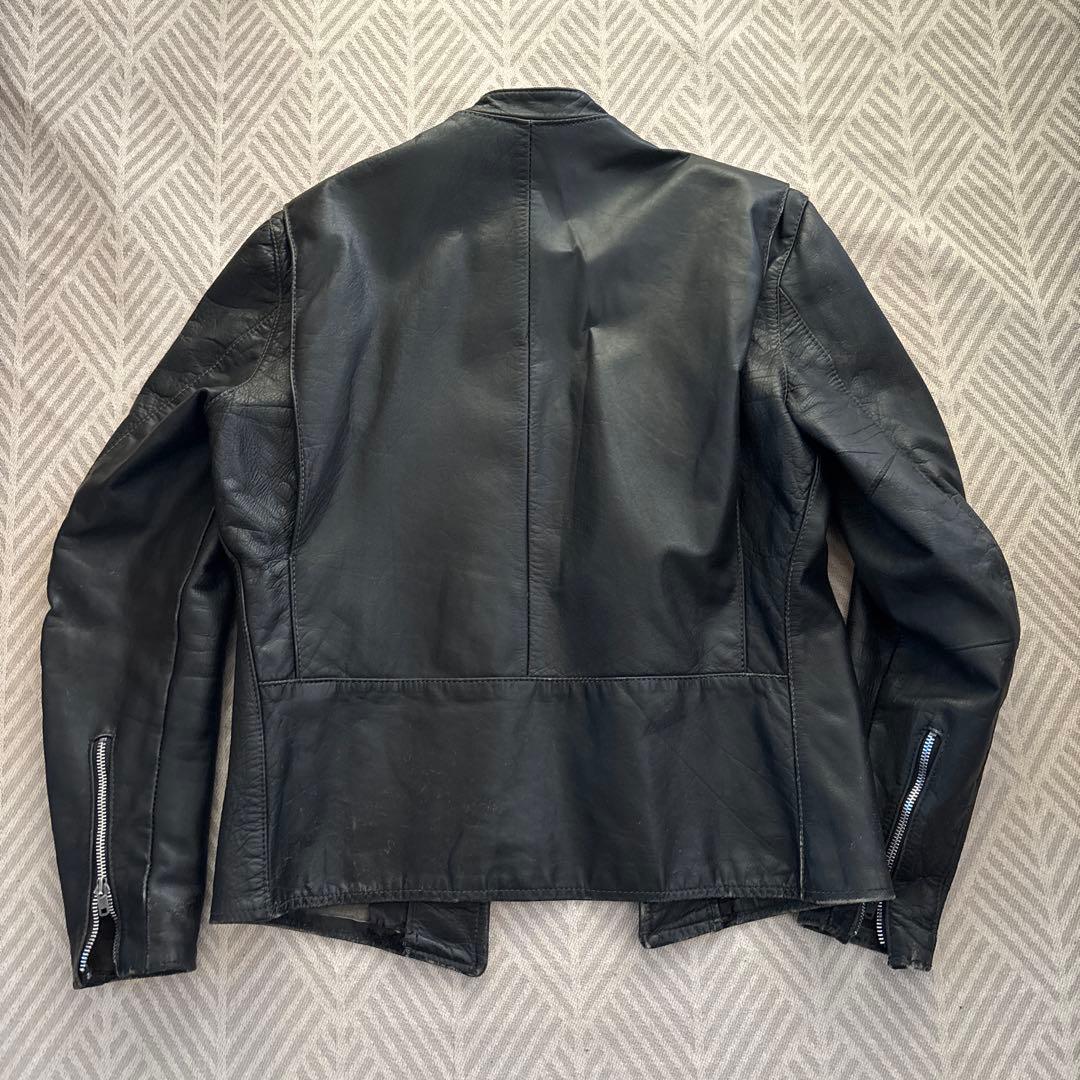 Brooks Leather　ライダースジャケット　レザー　ブラック