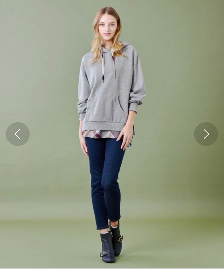 【オンラインストア限定】　ブルーレーベル　セントラル裏毛パーカー