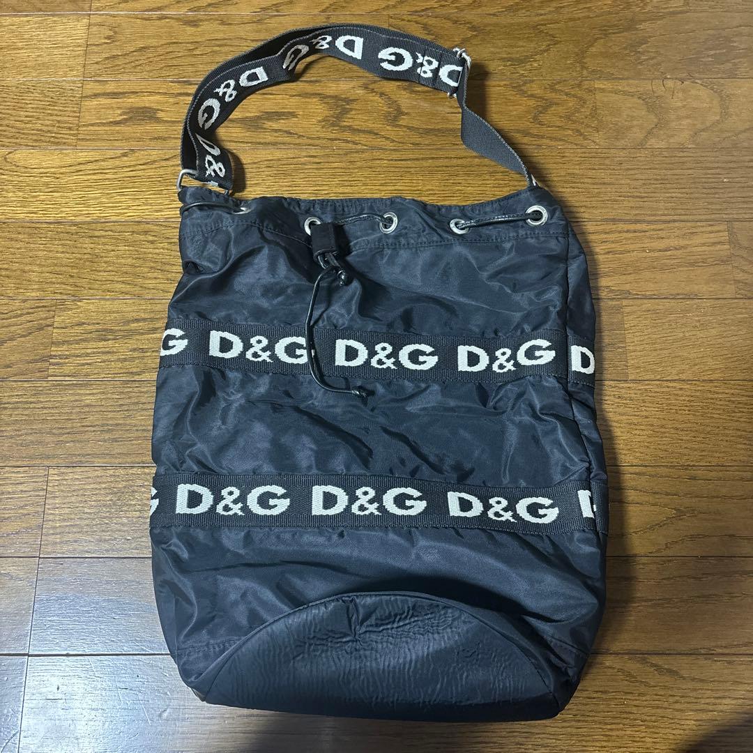 D&G ドルチェアンドガッバーナ 巾着型トートバッグ ショルダーバッグ