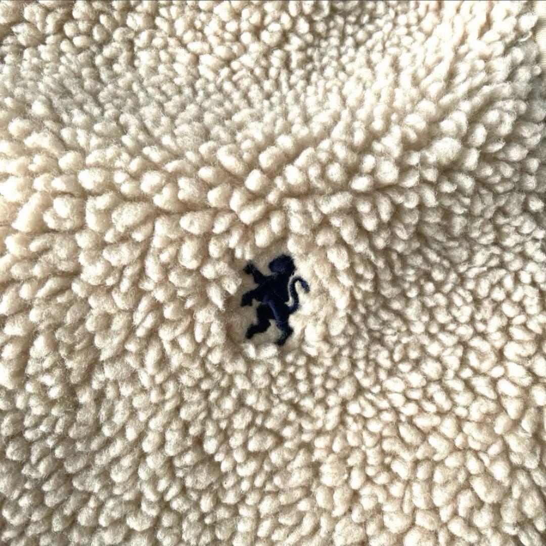 ジムフレックス ボア ベスト フード くるみボタン オフホワイト Mサイズ