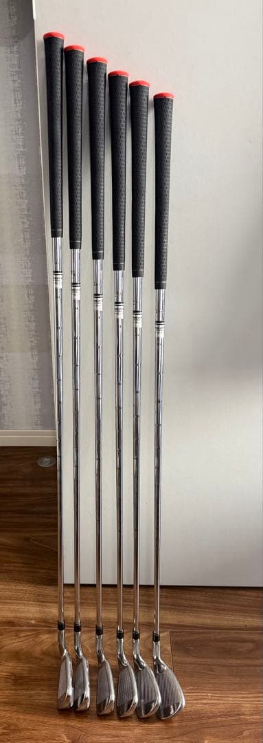 【美品】テーラーメイド M6 アイアン レフティ 6本セット 純正スチール