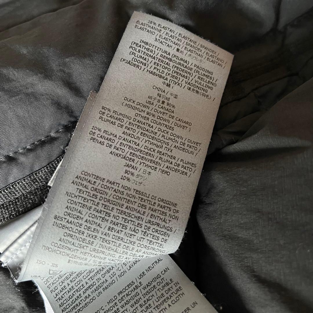 美品 STONE  シームレス ナイロン ダウンベスト S 黒