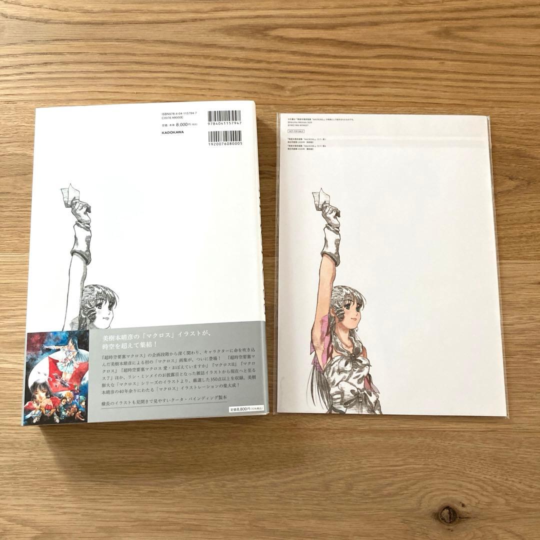 【最終　新品】美樹本晴彦　画集　マクロス　特典冊子付き　リンミンメイ　飯島真理