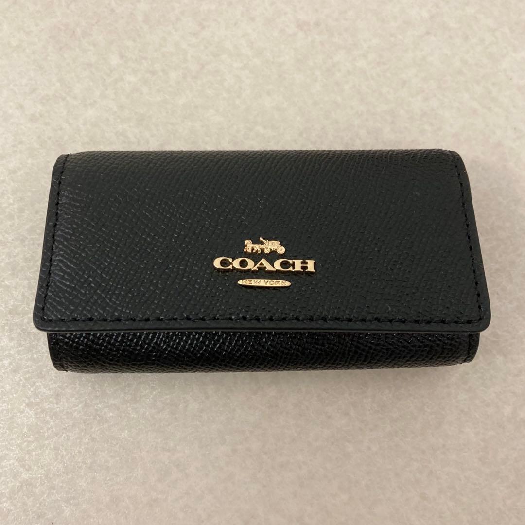 未使用品 COACH コーチ キーケース 58359 LIBLK ブラック