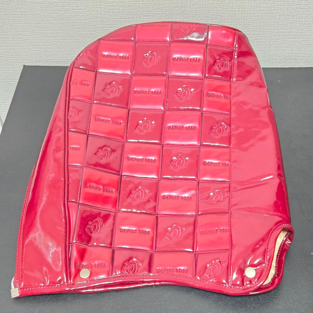 ゾーイ エナメル キャディバッグ ボルドー ツアーバッグ 3点式