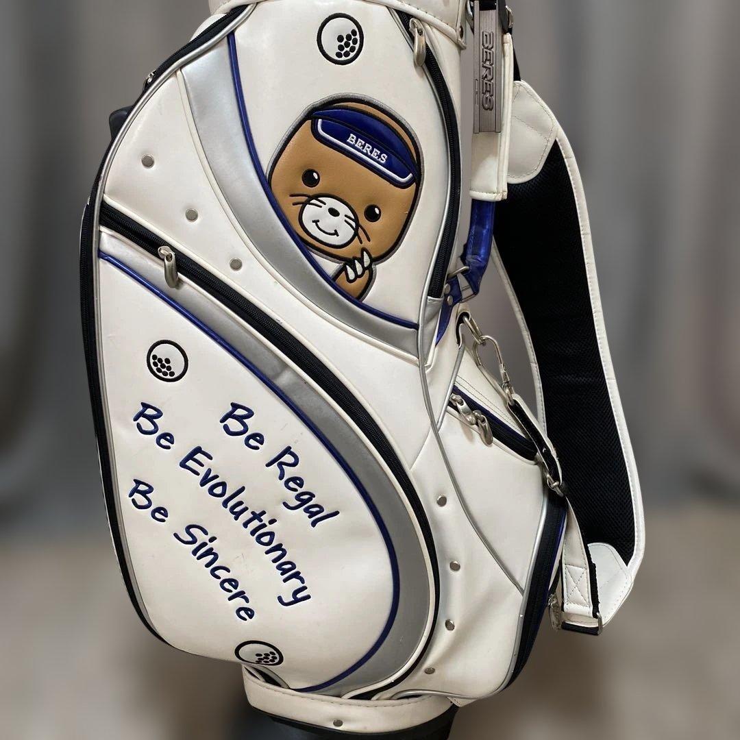 土日値引き‼️名器ロイヤルコレクション…本間ゴルフバッグキャスター付クラブ一式