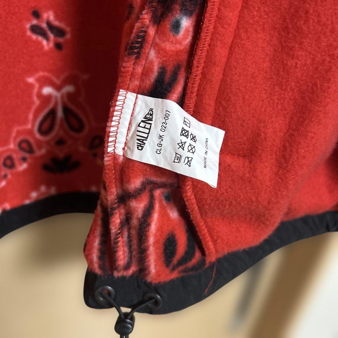 CHALLENGER BRIGADE バンダナ柄フリースジャケット M