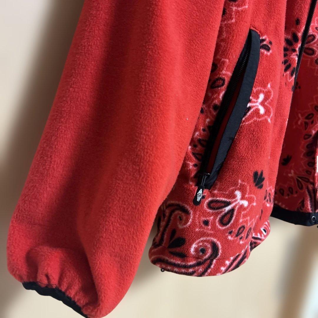 CHALLENGER BRIGADE バンダナ柄フリースジャケット M