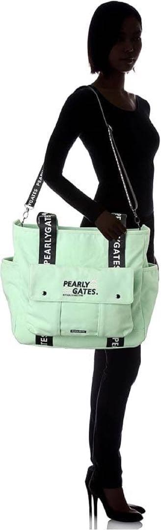 PEARLY GATES ミントグリーン トートバッグ