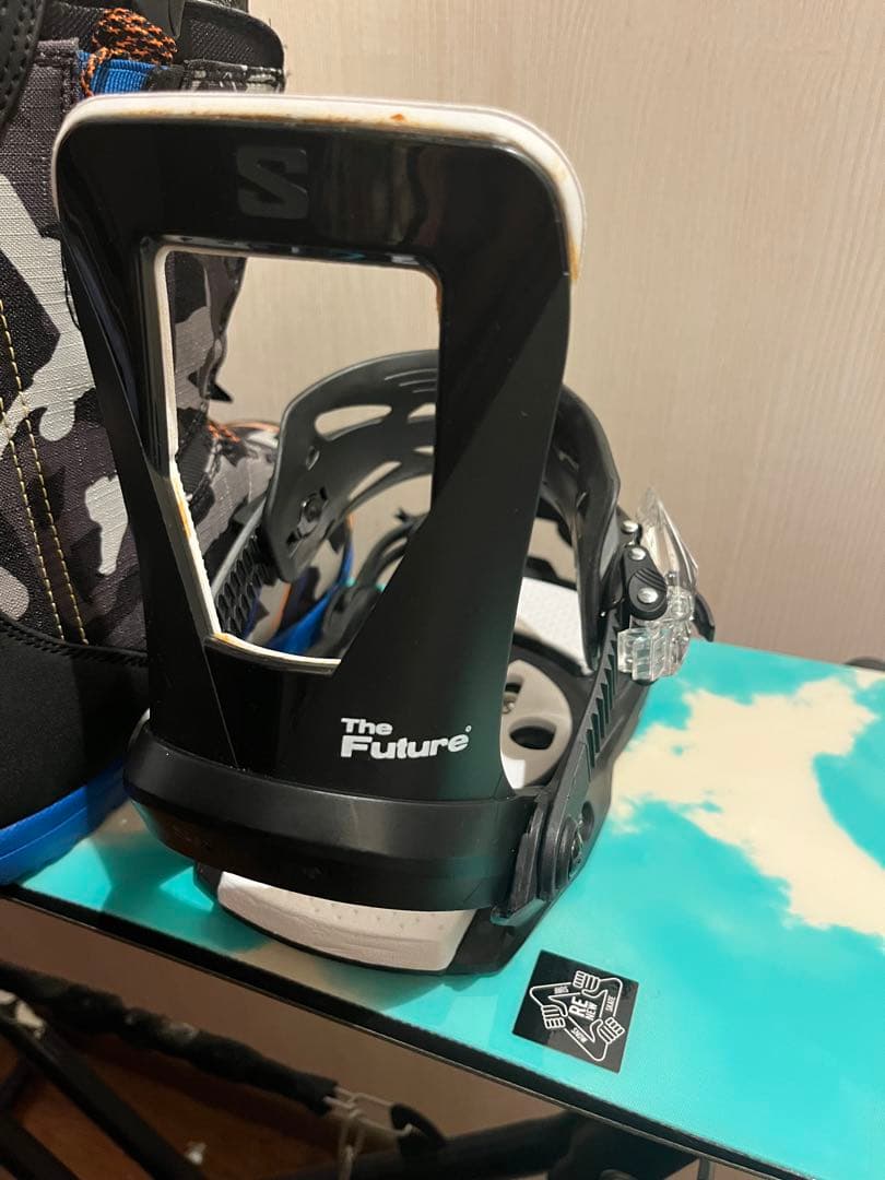 美品　キッズスノーボード３点セット　サロモン120cm バートン24cm