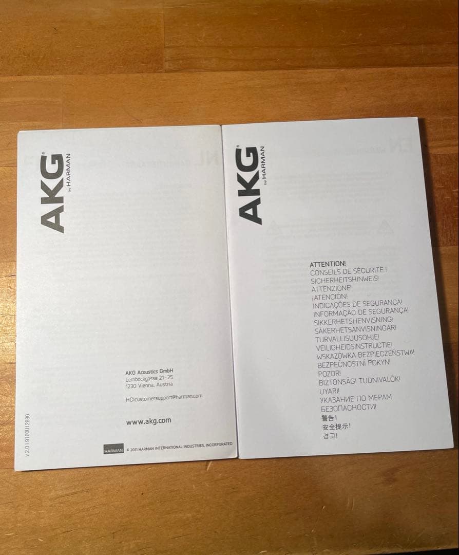 AKG K550 密閉型ヘッドホン