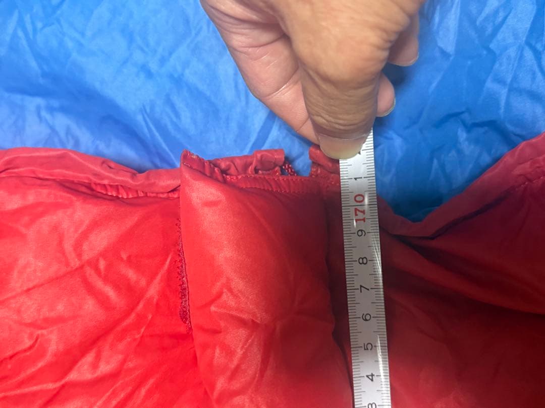 Tianshan 赤色 冬用シュラフ