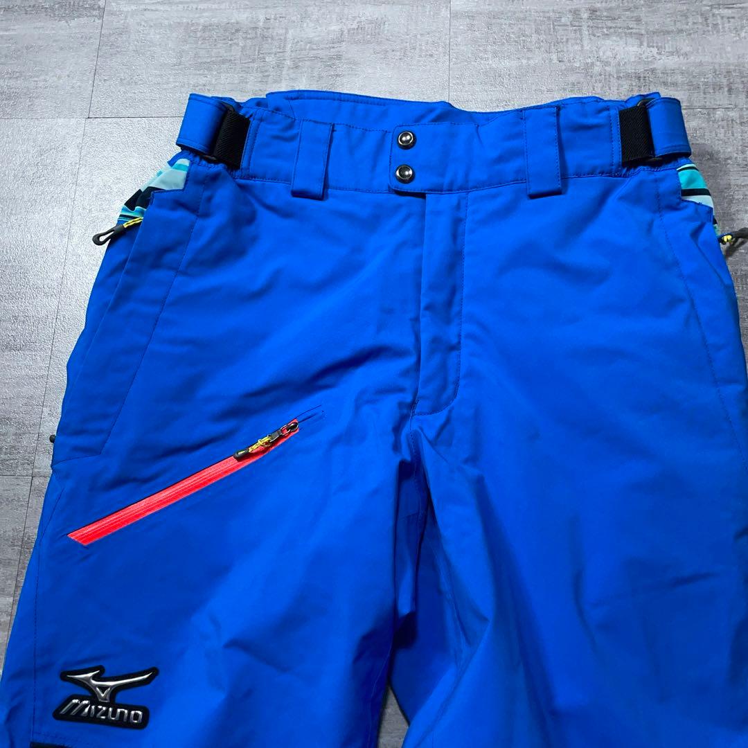 ハイエンド MATEモデル MIZUNO ミズノ スキーウェア メンズL 青
