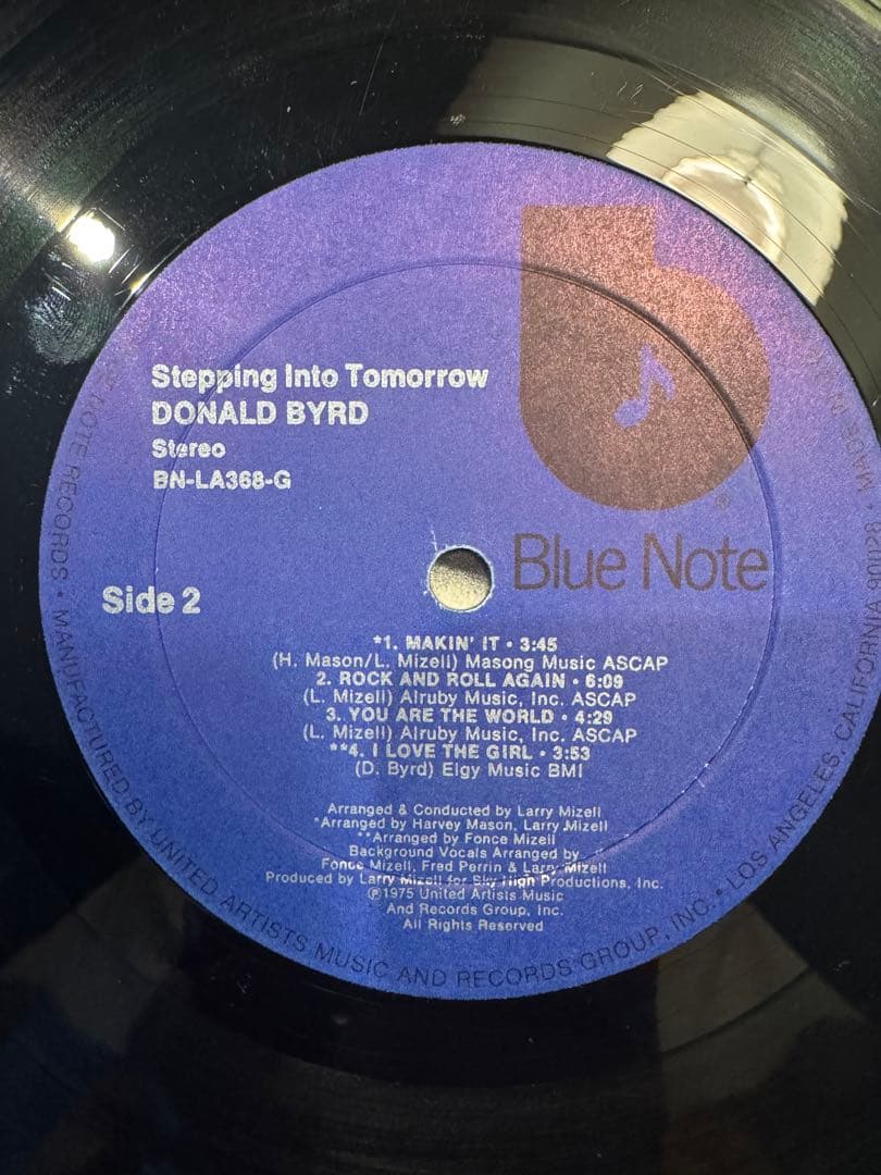 洋楽 Donald Byrd Stepping Into Tomorrow LP
