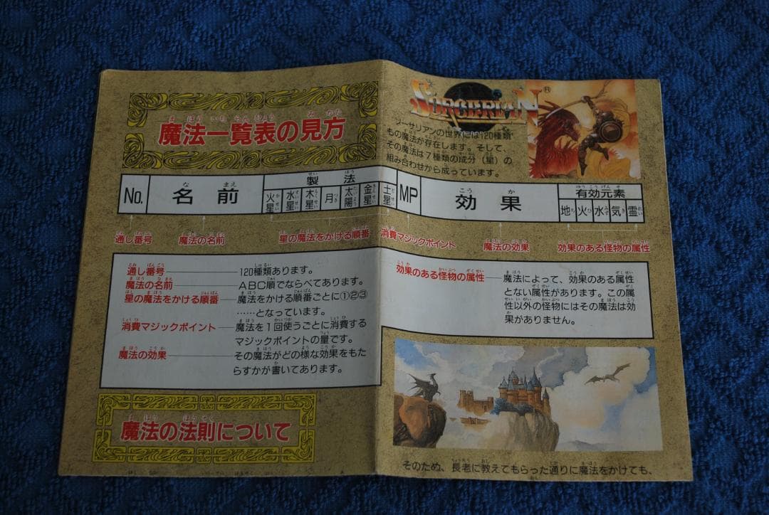 メガドライブソフト中古動作品「ソーサリアン」の出品です。