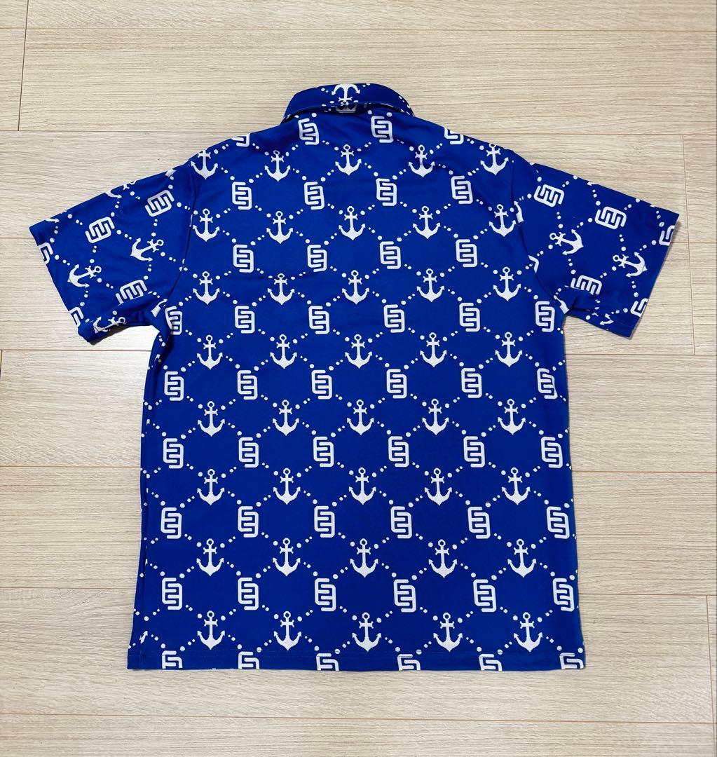 ムータマリンゴルフ モノグラム ジャガード ポロシャツ XL