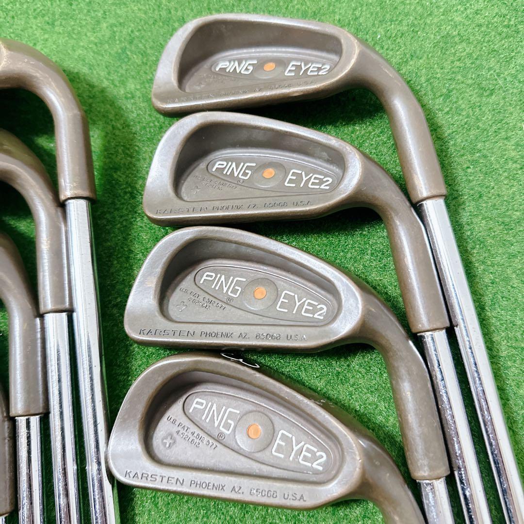 名器 PING EYE2+ ベリリウムカッパー 3-9.W.S オレンジドット