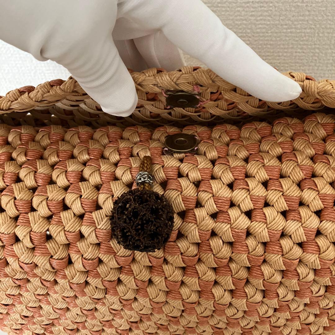 クラフトバンド　バッグ　　　ハンドメイド　ショルダー