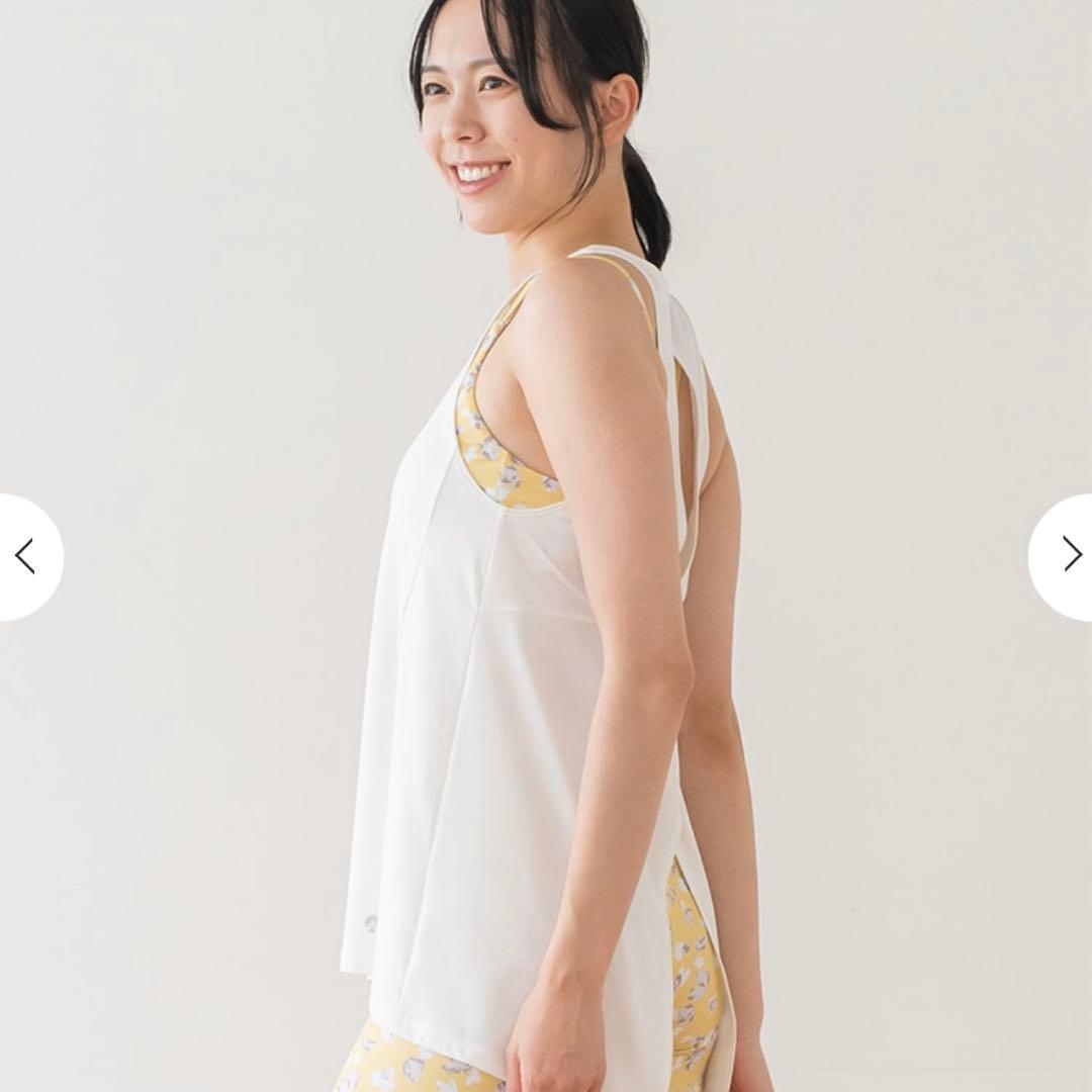 ラバ　SUKALA　新品未開封 フラワープリントタンクトップ＆ブラトップ/S