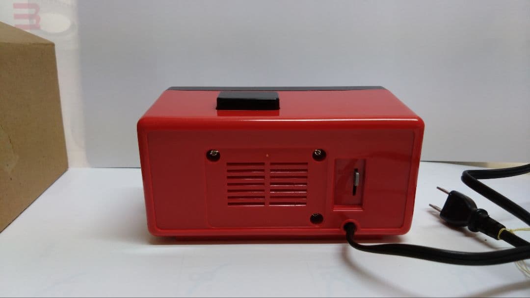 昭和レトロ SEIKO DP690T パタパタ時計 レッド ブラック