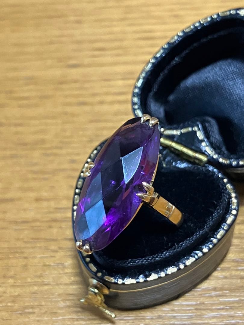 K18 18金　750 ゴールド　ビンテージ　リング