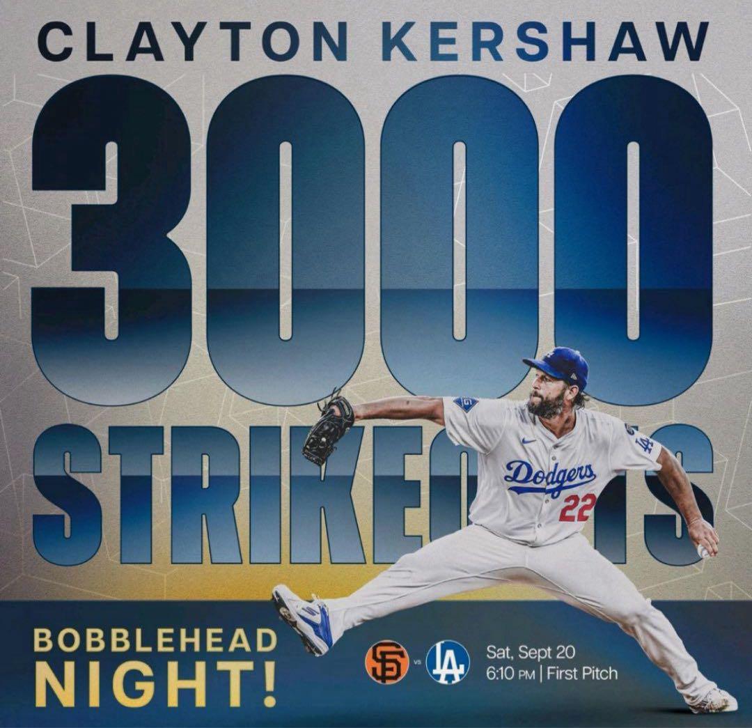 【早い者勝ち】【翌日発送可】 クレイトン・カーショウ ボブルヘッド