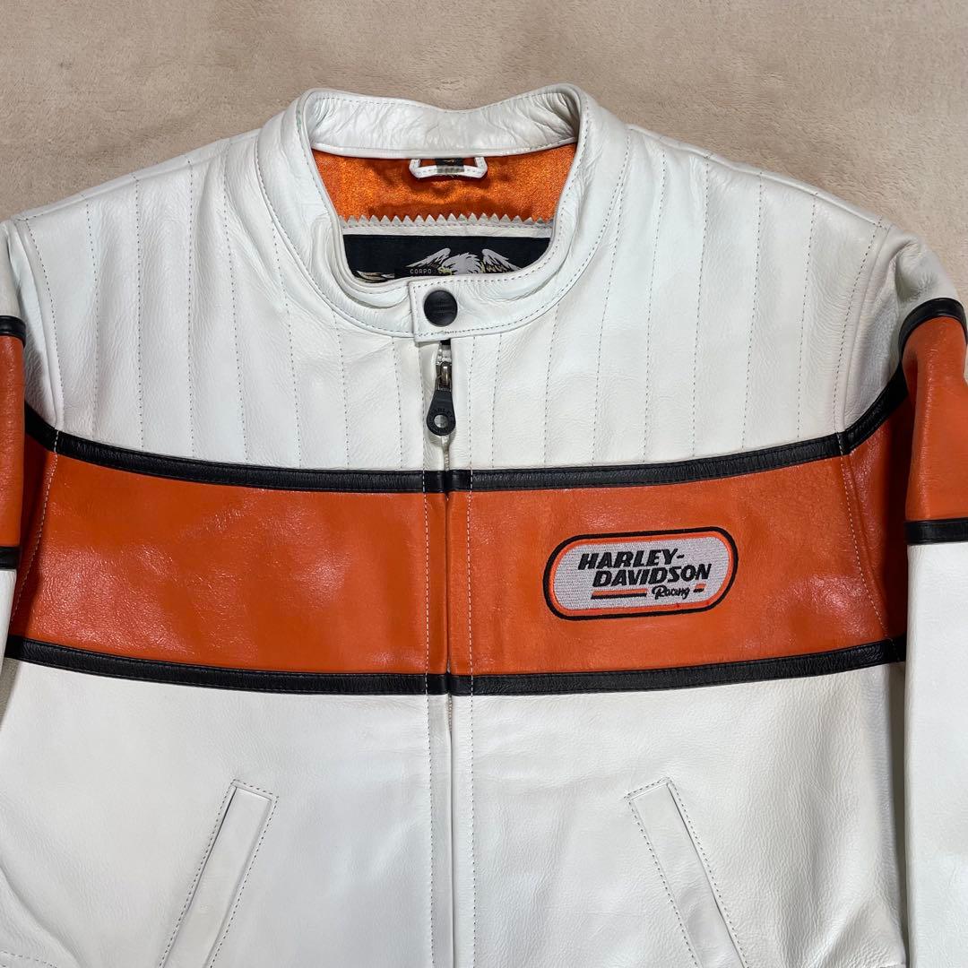 【デッドストック級　超美品　未使用級】ハーレーダビットソン　レザージャケット　M