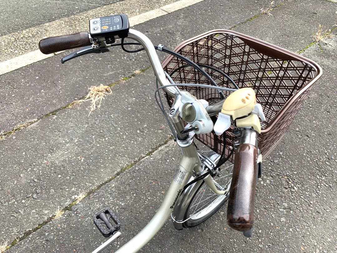 動作確認済送料無料 Panasonic電動アシスト三輪自転車 8Ah長押し3点灯