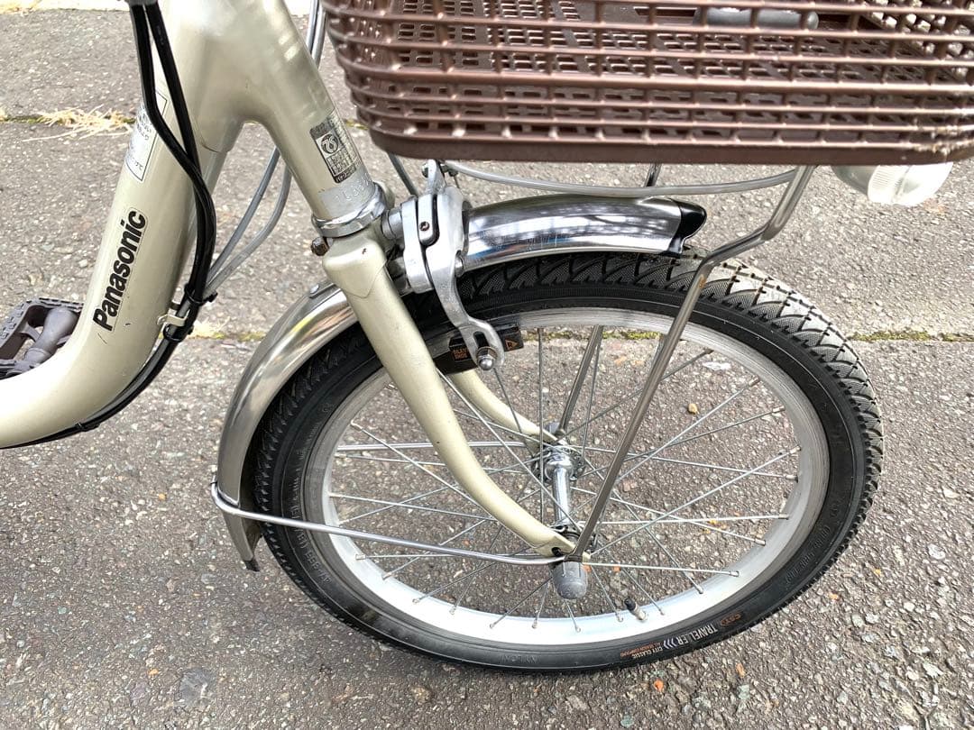 動作確認済送料無料 Panasonic電動アシスト三輪自転車 8Ah長押し3点灯
