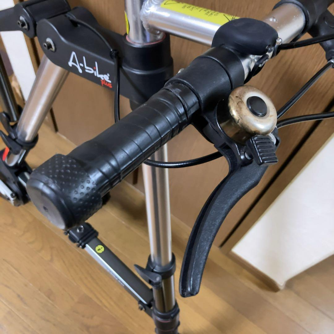 A-bike plus 折りたたみ自転車 　赤　軽量　折り畳み　コンパクト