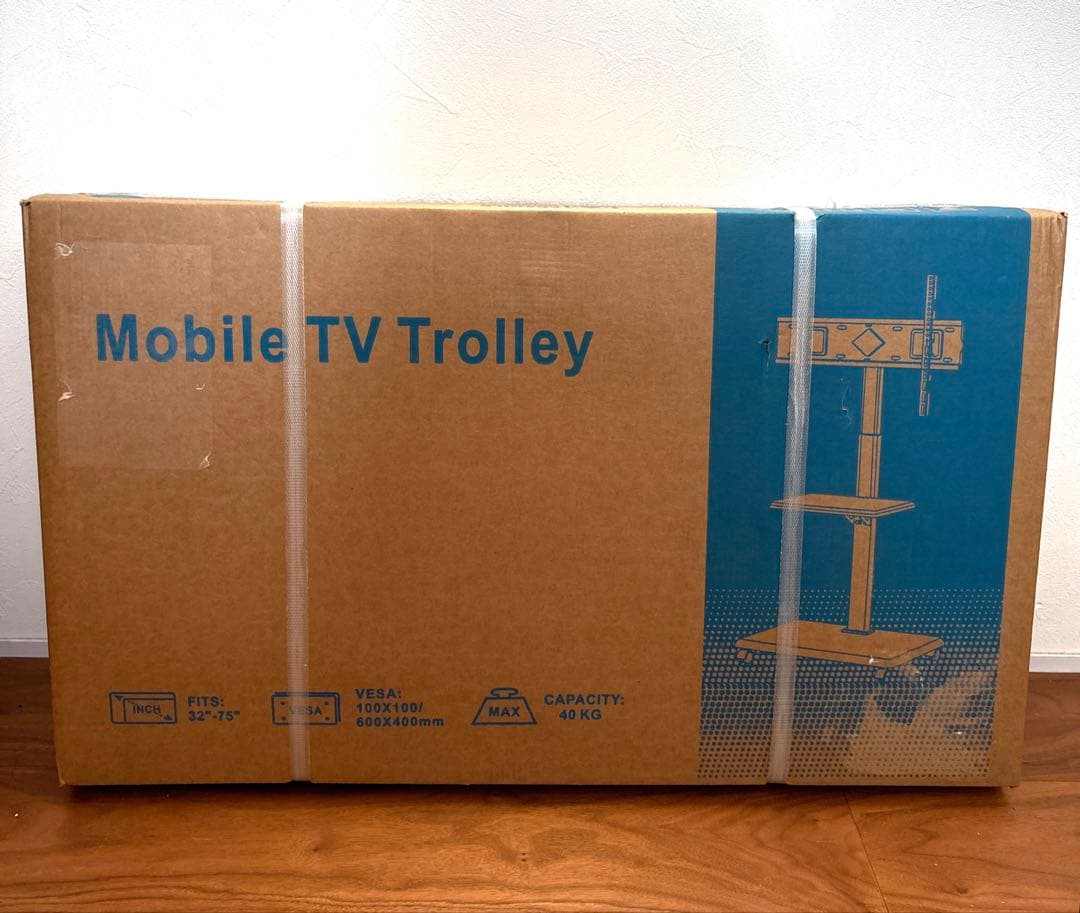 テレビスタンド　壁寄せ　移動式　テレビ台　キャスター付き TVスタンド