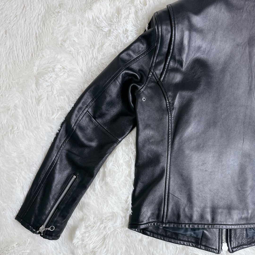 ✨ラムレザー✨ jeans factory clothes シングルライダース