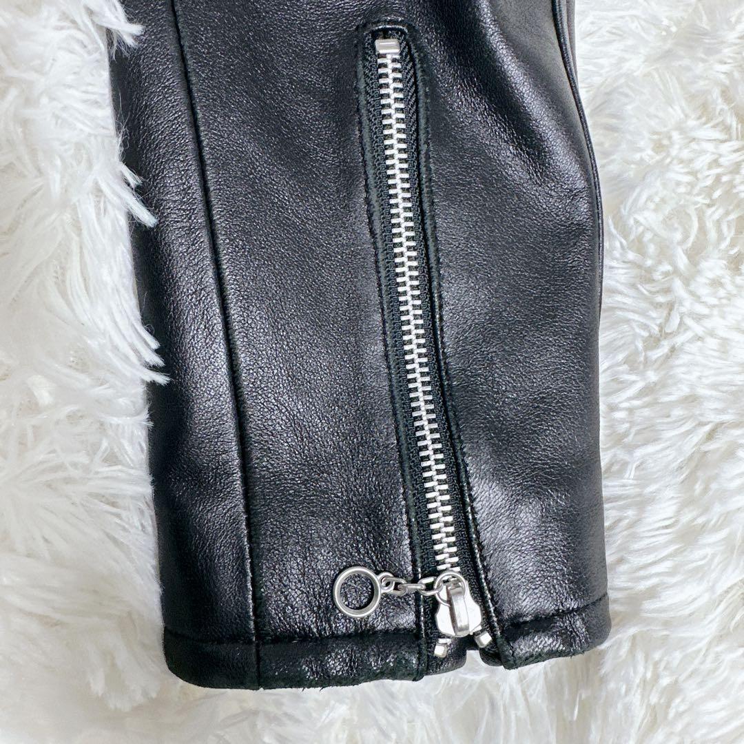 ✨ラムレザー✨ jeans factory clothes シングルライダース