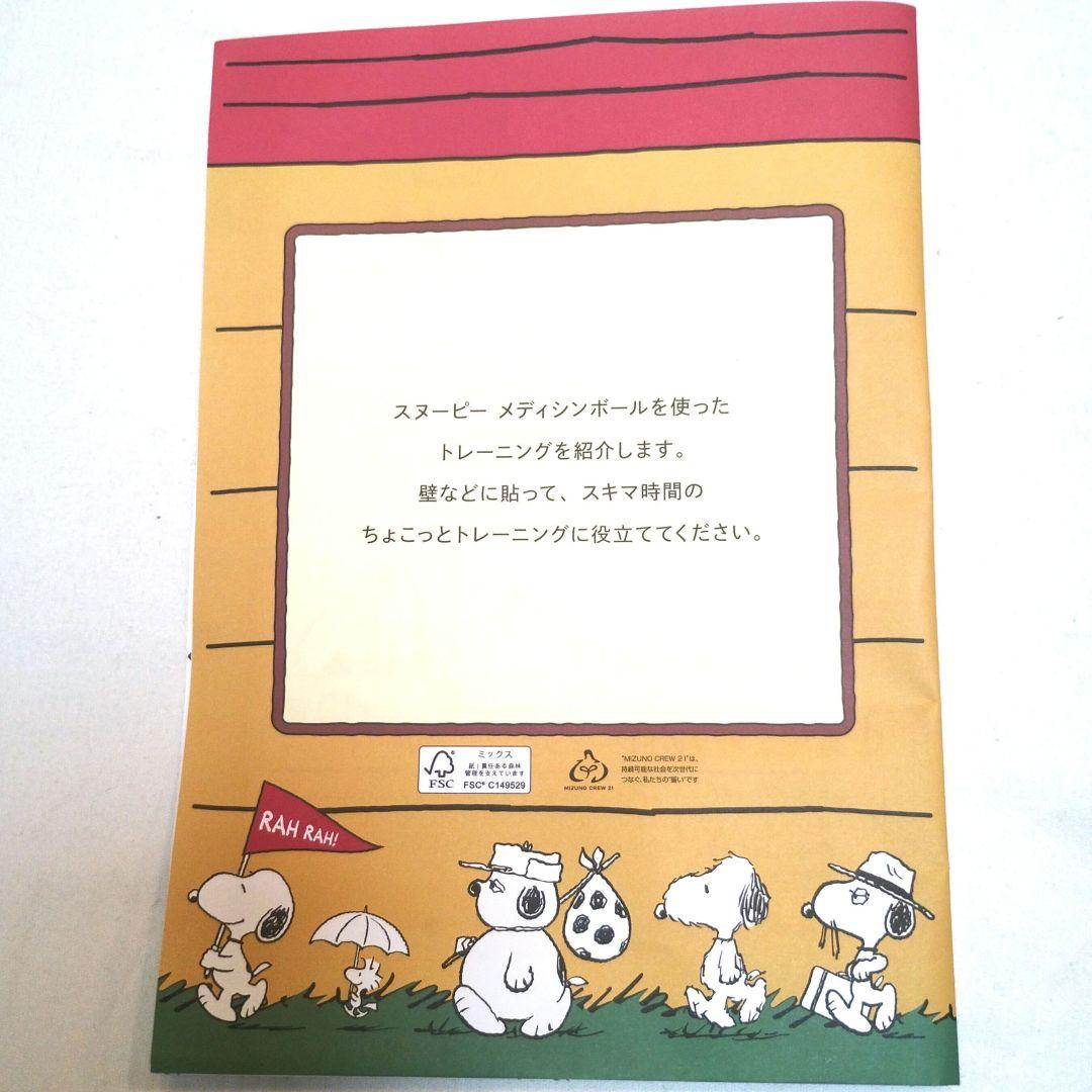【未使用/タグ付】MIZUNOコラボ スヌーピー メディシンボール 2kg