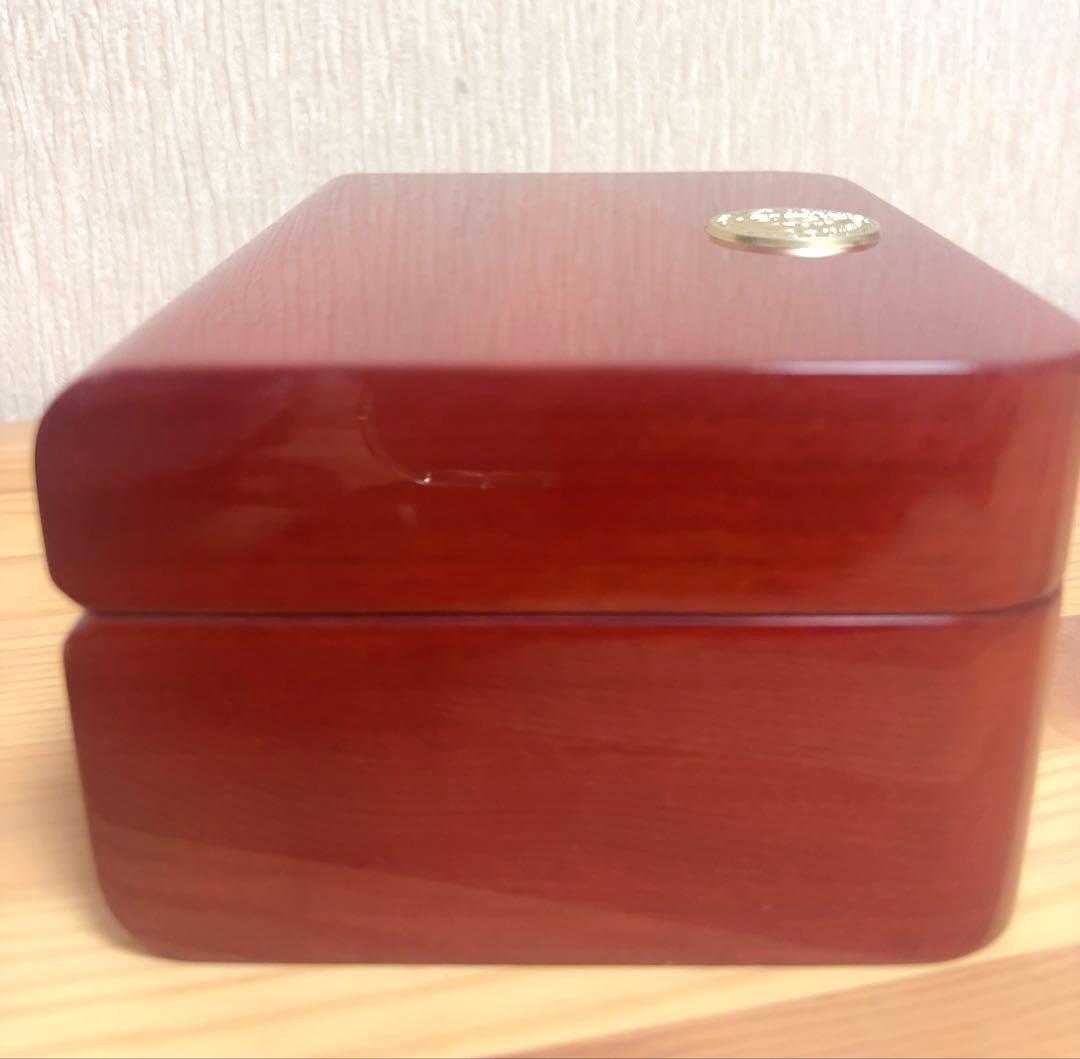 OMEGA 木製ギフトボックス 赤茶