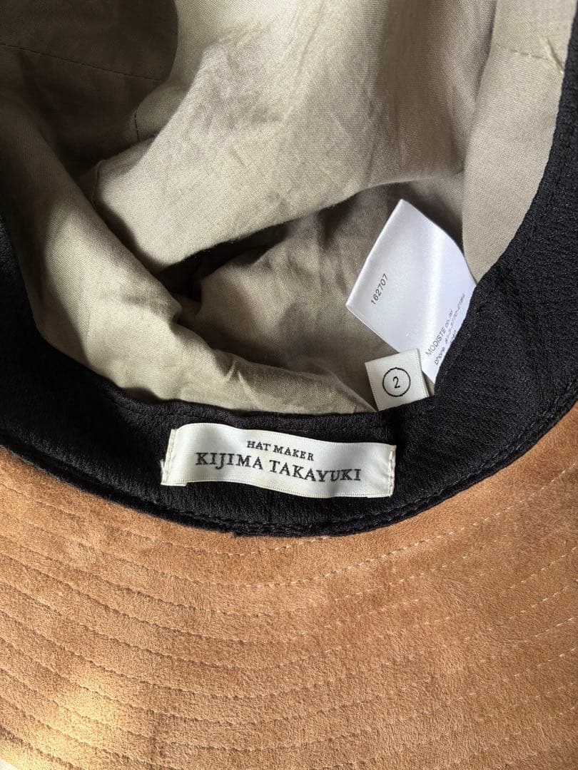 【最終値下げ】KIJIMA TAKAYUKI スエードハット サイズ2