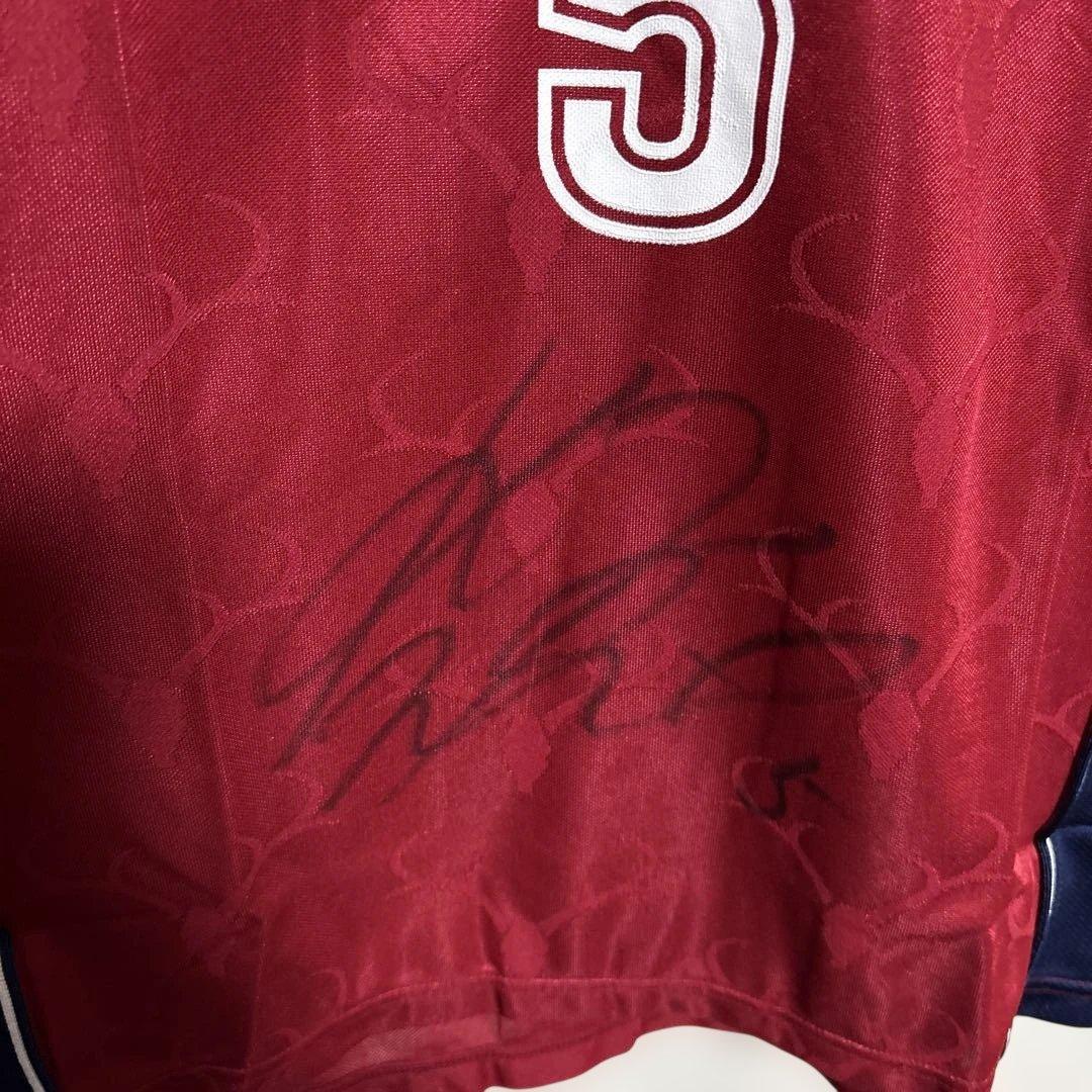 新品！タグ付き！鹿島アントラーズ　中田浩二　サイン入り　2001年　ユニフォーム