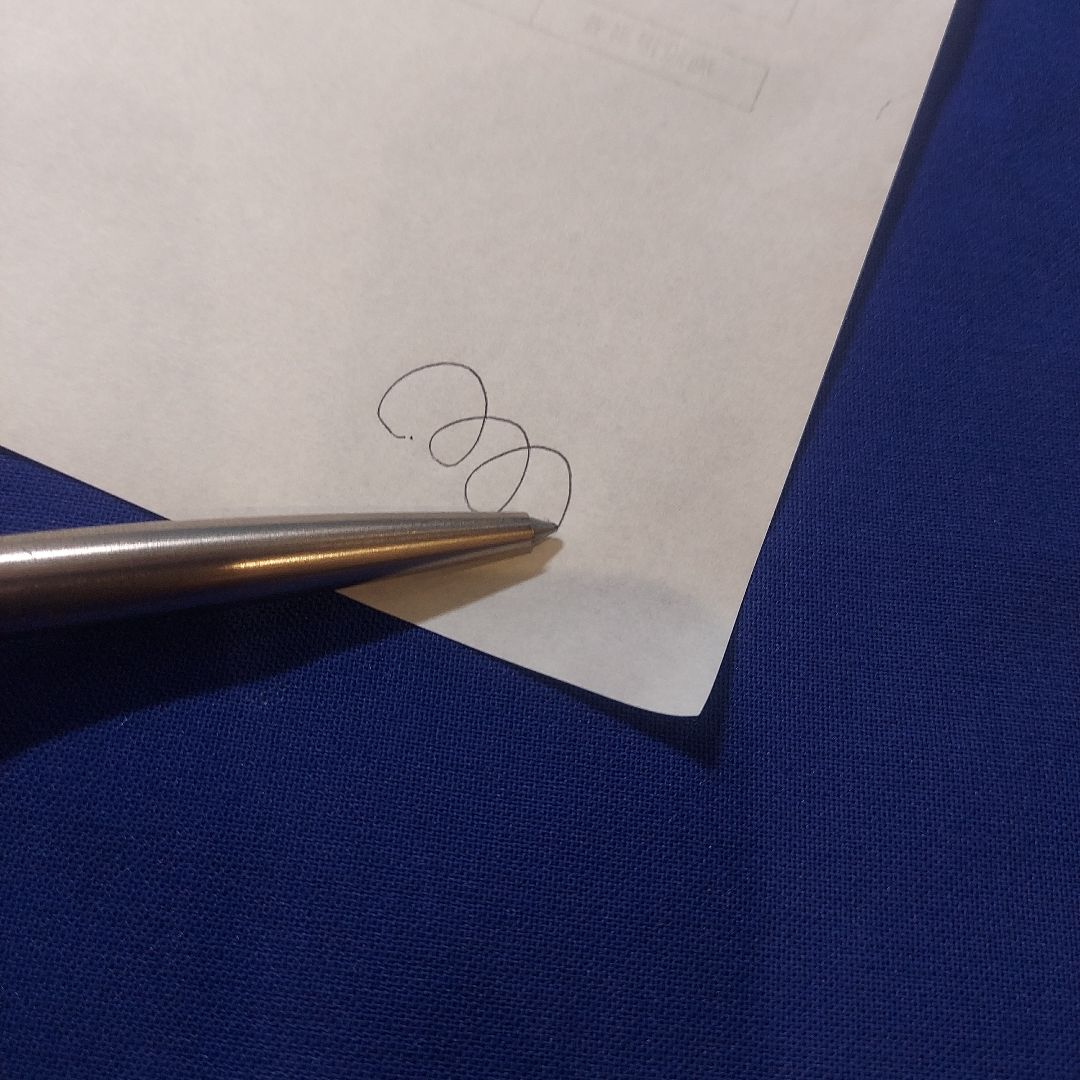 【２本セット】　モンブラン　ボールペン　ノック式　スリム