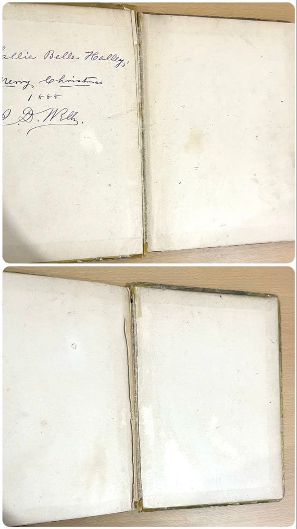 No349希少 アンティーク 古書 洋書 絵本 ビクトリアン児童書 童謡 詩集